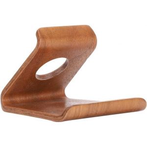 acdsgd-Support de t&eacute;l&eacute;phone Portable, Support de t&eacute;l&eacute;phone Portable en Bois, Support de Bureau Universel Portable, Support de t&eacute;l&eacute;phone de Bureau Station d'accueil pour t&eacute;l&eacute;phone Portable/Tablette(en Bois) - Neuf
