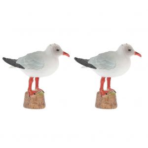 Figurines d'oiseaux volants Décor animalier Décor nautique Statue d'oiseau - Neuf