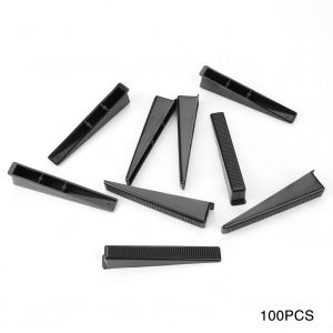Systeme de nivellement plat pour carrelage, 100 pieces/ensemble, entretoises pour mur et sol, outil de sangle - Neuf