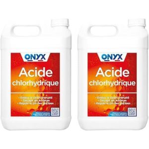KAL-Acide Chlorhydrique 23% -Décapant, Détartrant Wc, Canalisations Et Métaux, Produit Nettoyant Multi-Surface, Carrelage, Terre Cuite, Cuivre -Régulateur Ph Piscine 5L, Lot De 2 - Neuf