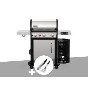Barbecue gaz Spirit Premium SPX-335 GBS + Kit ustensiles Premium 2 pi&egrave;ces - Weber - Neuf