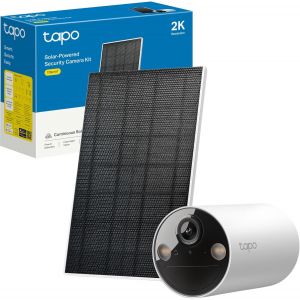 Tc82 Kit 2K 3Mp Outdoor Solar Security Camera Maintenance Free Color Night Vision Outdoor Camera No Monthly Fee Smart People Detection - Neuf