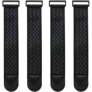 Sangle Elastique avec Silicone Antidérapant-Attache Cable Fermoir Polyvalents Organisateur Rangement pour des Rallonges Câbles Cordes Tuyaux D¿arrosage Vélos Bagages,4 Pièces - Neuf