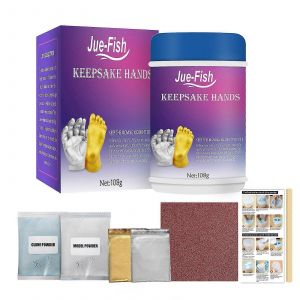 Wabjtam Baby Keepsake Kit De Moulage À La Main - Kit De Moulage À La Main En Plâtre Pour Bébé Mains Et Pieds Sculptant - Kit De Moulage Pour Bébé Pour Premier Bir - Neuf