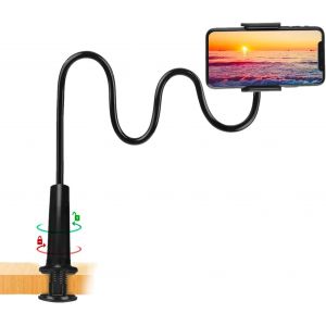ERYI-Support De Tablette Et Smartphone Pliable-Bras Flexible 360 Clip De Montage Support Noir - Neuf