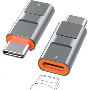 Thef-2 Pièces Adaptateur Lightning Vers Usb C Chargement Rapide 36w Et Transmission De Données Adaptateur Lightning Femelle Vers Usb C Mâle Pour Iphone 16 15 Pro Max Galaxy S24/S23, Pas Pour Audio/Ot - Neuf