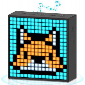 lbgwp60-Timebox-Evo, Animation Pixel Art Enceinte Bluetooth, 12 Sonneries, Affichage De La Température - Neuf