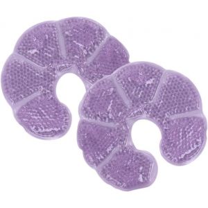 3-En-1 Réutilisable Chaud/Froid De La Banquise (Violet, 17 X 17 Cm) Pour La Poitrine De La Thérapie - Neuf