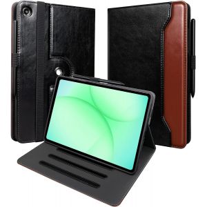 KALANKA-&Eacute;tui pour Samsung Galaxy Tab A11 Plus 2025/ A9 Plus 2023 11 Pouces (SM-X236B/SM-X210/X215/X216) avec Porte-Stylos &iquest; Antichoc &iquest; Coque Arri&egrave;re Transparente et Claire &iquest; Vision &agrave; Plusieurs - Neuf