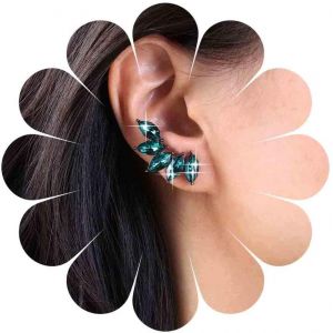 Kal-Boucles D'oreilles Pendantes En Cristal &Eacute;meraude Boucles D'oreilles Pendantes En Grappe Cristal Boucles D'oreilles Marquise &Eacute;meraude Verte Boucles D'oreilles Mariage Oxyde Zirconium Bijoux - Neuf