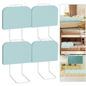 Barri&egrave;re De Lit R&eacute;glable En Hauteur Anti-Chute Tube En Acier R&eacute;glable De 40 &Agrave; 60 Cm Pour Lit D'enfant Lit De Parent 4x50cm Vert - Neuf