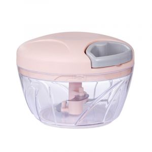 (Rose) Hachoir À Oignons Manuel, Presse-Ail 3 Lames 500 Ml, Pour Salade D'oignons, Pesto, Persil, Saucisses/Noix, Vanille, Machine À Découper Les Aliments Pour Bébé - Neuf