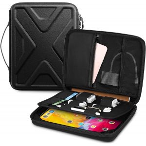 12,9 Pouces Housse Pour 13"" Ipad Air M3/M2 2025-2024, 13"" Ipad Pro M4 2024, Ipad Pro 12,9"" (6./ 5./ 4./3. Gen) 2022-2018, Portfolio Étui De Rangement Pour Tablette, Accessoire, Câble - Neuf