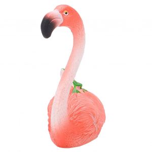 Statue de flamant rose en resine, style tropical, ornement decoratif pour bureau - Neuf