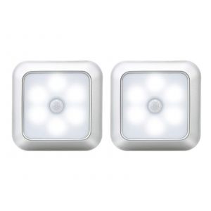 Veilleuse Led &Agrave; D&eacute;tecteur De Mouvement Pour Armoires Et Escaliers - Neuf