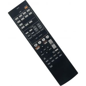 RAV521-ZJ66500 Télécommande de Remplacement -Fit pour Yamaha Audio Récepteur Vidéo RAV521 ZJ66500 Télécommande RAV521ZJ66500 HTR-3067 YHT-4910U RX-V377 YHT-4910UBL VD-199 RX-V377BL - Neuf