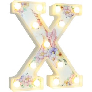 Lettres Lumineuses À Del - Lettres De L'alphabet Blanches Chaudes - Cadeau Licorne Pour Filles - Décorations De Fête Licorne - Décoration De Fête Pour Chambre À Coucher, Veilleuse, Noël - Neuf