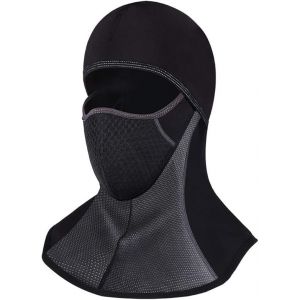 Cagoule De Moto Noire, Cagoule De Ski, Masque De Cyclisme, Moto Cross, Vtt, Sport, Imperméable, Coupe-Vent, Chaud, Taille Universelle - Neuf