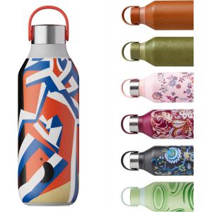 Letnerny-Series 2 Gourde - Bouteilles Isothermes En Acier Inox Avec Double Paroi, Col Souple Et Poignée De Transport - Garde Au Frois Pendant Plus De 24 Heures, Au Chaud Pendant 12 Heures - Neuf