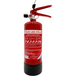 JEXNOVASHOP-Extincteur (2 Liter) - Extincteur Maison Tous Feux, Batterie Lithium, Bureau, Cuisine, Voiture, Travail, Restaurant, Bateau - Fire Extinguisher for All Fires - Neuf