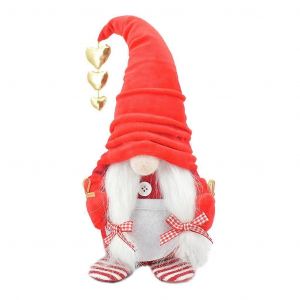 Nain de jardin sans visage pour la Saint-Valentin, décoration de poupée, mignon dessin animé scandinave, jouet elfe Tomte, décoration de maison pour les vacances - Neuf