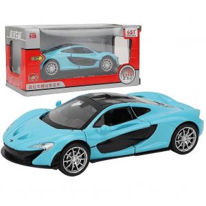 VB32153 1:32 Highly Simulation Electric Car Model Toy for Children with Light Sound (Blue) - Neuf