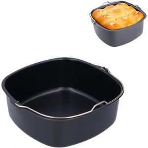 Accessoire En Fer Friteuse,Moule À Gâteau Fer Friteuse,Air Moule Friteuse En Fer Accessoires,Convient À La Préparation De Poulet Frit,De Pommes De Terre Rissolées,De Frites,Etc (M) - Neuf