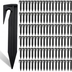 KALANKA-Lot de 200 Piquets De Fixation Pour Câbles Périphériques, Piquet Fil Robot Tondeuse, Accessoires Pour Tondeuses à Gazon Robot, Crochet Pour Robot Tondeuse, Câble De Délimitation¿ - Neuf