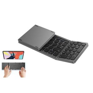 Clavier Bluetooth portable avec pav&eacute; num&eacute;rique pour appareils iOS, Windows, Mac et Android - Neuf
