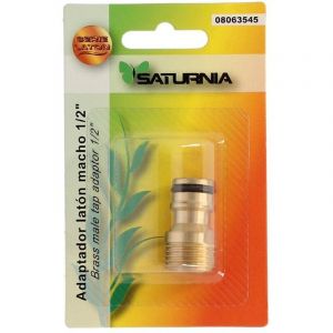 Adaptateur De Tuyau En Laiton 1/2' M&acirc;le - Neuf