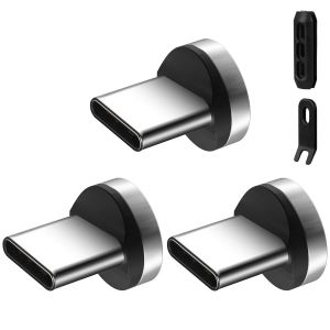 Thef-Connecteur Magnétique, 3pcs Têtes Magnétique De Type C, Bouchon Anti-Poussière, Adaptateur Connecteur Pour Câble De Charge Magnétique (Sans Cordons) - Neuf