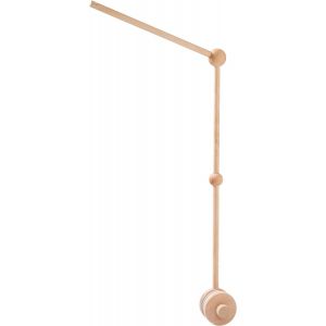 Promise Babe Baby Mobile Support Bois Design Ours, Lit B&eacute;b&eacute; Table &Agrave; Langer Bricolage Support Mobile R&eacute;glable En Hauteur Parc B&eacute;b&eacute; Support Mobile Tige Pour Suspension (Bear Holder) - Neuf