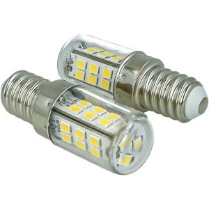 2 Pi&egrave;ces De Lampes &Agrave; Led E14 Dc 12v 24v 4w Blanc Pour Cimeti&egrave;re Signalisation Lumineuse Camions Bateaux Photovolta&iuml;ques [Classe D'efficacit&eacute; &Eacute;nerg&eacute;tique A] (3000k) - Neuf