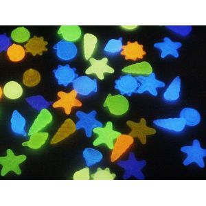 100 galets lumineux phosphorescents pour la d&eacute;coration int&eacute;rieure - Neuf
