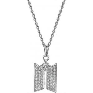 Kpop Bts Arm&eacute;e Collier Pendentif Bts Bangtan Gar&ccedil;ons Cubic Zirconia Bijoux Arm&eacute;e Fans Cadeaux Pour Femmes Filles Gar&ccedil;ons Style-01 - - Neuf
