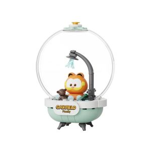 Set &agrave; Construire Garfield - Garfield Crystal Ball Series Pantasy Garfield Cozy Bath 13cm (Pantasy) - Neuf