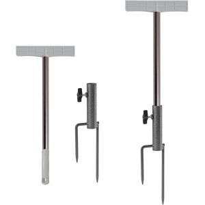 Nouvelhorizonstore-2 Sets Panneaux De Jardin Avec Piquet En M&iquest;&iquest;Tal Rod Stakes For Yard Signs Support De Panneau Pour Jardin, Cour, Pelouse - Neuf