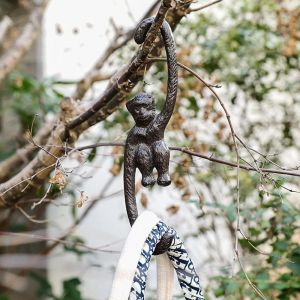 HEURD DUTY S HOW HOK METAL HORD DÉCOR ,6 pouces en fonte de plante Plancheur en - Neuf