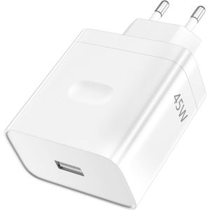 Chargeur Supervooc 45w Pour Oppo Reno 12 Fs 13 Fs 14 F, Usb C Chargeur Secteur Chargeur Rapide Pour Oppo A80 A60 A40 Reno 8t Find N3 N2 Flip Pour Realme 14t/14/14 Pro Lite/13/12/C75/C75x/C65[Z861] - Neuf