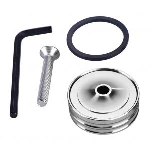 Tige De V&eacute;lo Top Cap Ordinateur Chronom&egrave;tre Support Support Pour Garmin Edge 1000 810 510 (Titane) - Neuf