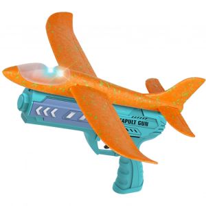 Avion Catapulte 2 En 1 A Led, 2 Modes De Vol, Jouet Pour Enfants, Avion En Mousse A Lancer Avec Lanceur, Jouets Pour Garcons Et Filles - Neuf