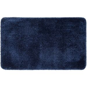 Tapis Salle De Bain Tapis D'entr&eacute;e Tapis De Douche Antid&eacute;rapant Tabis Absorbant Tapis Moelleux Microfibre Wc Toilette Baignoire Sortie Cuisine Salon Chambre Bleu Fonc&eacute; 40x60cm - Neuf