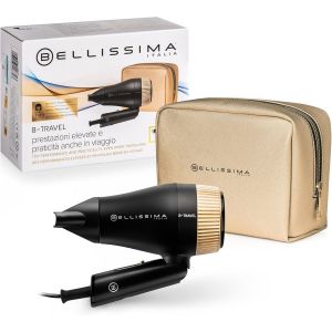 Sèche-Cheveux De Voyage, Portable Et Compact, 1400 Watt, Poignée Pliante, Concentrateur De Précision, 2 Combinaisons Air/Température, Étui De Voyage, Idée Cadeau - Neuf