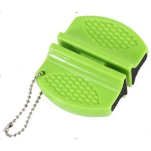 Aiguiseur De Couteaux Vert 2 Pièces, Couteau De Cuisine, Design Suspendu Pratique Et Confortable Pour Couteau De Cuisine - Neuf