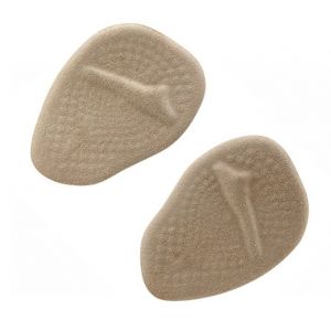 Paires De Demi-Semelles Pour Chaussures À Talons - Semelles Pour Douleurs Du Pied Et Du Métatarse - Semelle Intérieure En Silicone Avec Revêtement En Velours - Neuf