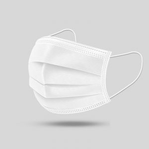 Un Masque Blanc 50, Trois Couches De Masques Faciaux, Des Masques, Des Masques Jetables, Une Protection De La Bouche Et Du Nez - Neuf