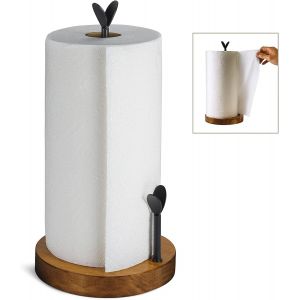 Mevronisshop-Tj.Moree Porte-Rouleau De Cuisine Vertical,Porte Sopalin,Support Essuie Tout,Support Sopalin,Porte Rouleau Essuie Tout, Décoration D'intérieur - Facile À Déchirer D'une Seule Main - Neuf