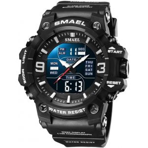 Montre De Sport Militaire S-Shock Pour Homme Avec Grand Cadran &Eacute;tanche,R&eacute;tro&eacute;clairage,Alarme,Chronom&egrave;tre,Robuste Pour L'entra&icirc;nement,La Randonn&eacute;e Et L'aventure.[J727] - Neuf