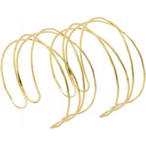 Kalsw-Lot De 2 Bracelets Délicats En Or Pour Femme-Bracelet Tendance En Or-Simple Et Délicat-Plaqué Or 18 Carats-Fabriqué À La Main - Neuf