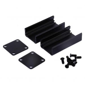 Bo&icirc;tier de refroidissement &eacute;lectronique en aluminium pour PCB,50 x 25 x 25 mm,&agrave; monter soi-m&ecirc;me - Neuf